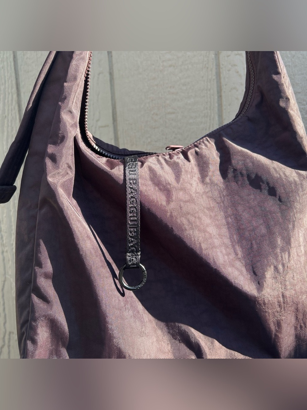 Everyday Shoulder Bag in Deep Plum